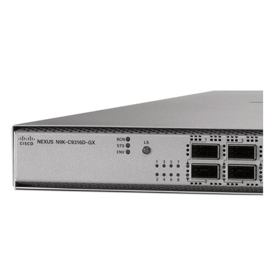 N9K-C9316D-GX Datacom Switches με 16p 400/100G QSFP-DD RJ-45 SFP 4 πυρήνες CPU 128GB SSD Drive