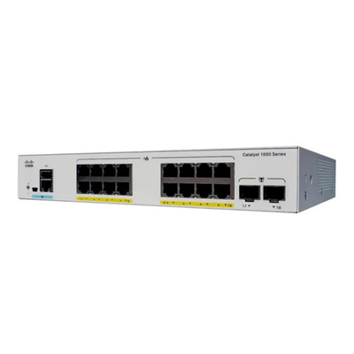 Cisco C1000-16P-2G-L Gigabit Layer 2 Network Managed Enterprise Switch 16 θύρες RJ45 PoE+ 2SFP Οπτική ανοδική σύνδεση 120W