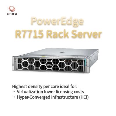Dell PowerEdge R7715 Rack Storage Server, خادم تخزين مخصص, خادم ثنائي الاتجاه