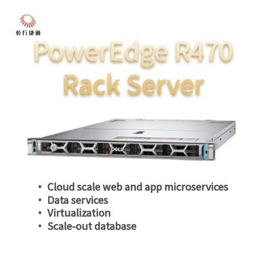 Διακομιστής Dell PowerEdge R470 με 144 πυρήνες και 4TB μνήμης DDR5 σε μορφή rack 1U