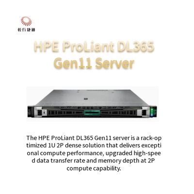 Διακομιστής HPE ProLiant DL365 Gen11 1U 2P πυκνής λύσης Επεκτάσιμος διακομιστής για αναπτυσσόμενες επιχειρήσεις