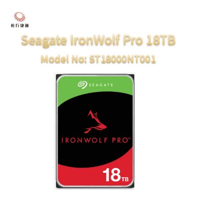 Seagate IronWolf Pro 18TB Model No: ST18000NT001