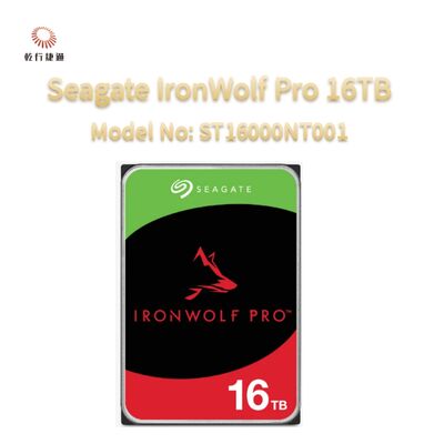 Seagate IronWolf Pro 16TB Model No: ST16000NT001