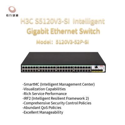 H3C S5120V3-SI S5120V3-52P-SI Πράσινος ευφυής διακόπτης Ethernet Gigabit
