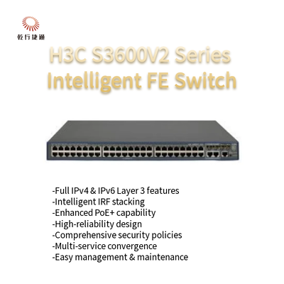 Η σειρά H3C S3600V2 Intelligent IRF Fast Ethernet Switch S3600V2-52TP-SI