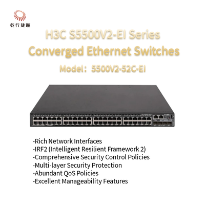 H3C S5500V2-EI Series S5500V2-52C-EI Σύγκλινοι διακόπτες Ethernet υψηλής απόδοσης