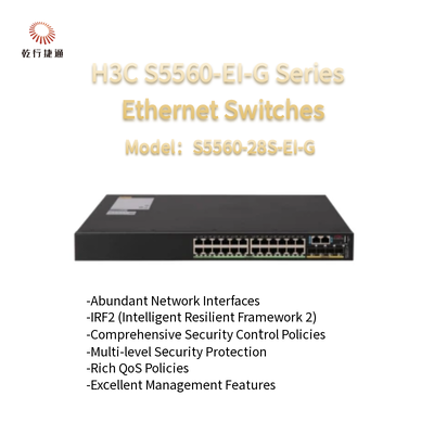 Ηλεκτρονικοί διακόπτες Ethernet υψηλής απόδοσης της σειράς H3C S5560-EI-G S5560-28S-EI-G