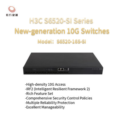 H3C S6520-SI σειράς S6520-16S-SI επόμενης γενιάς 10 Gigabit Ethernet διακόπτες