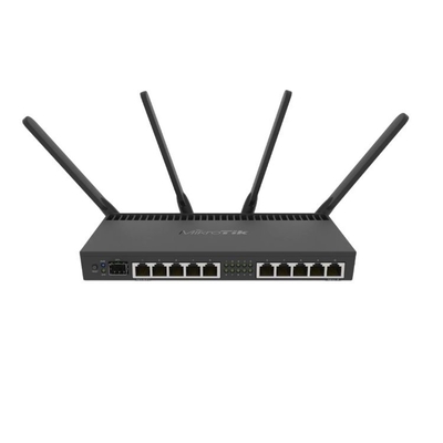 Δρομολογητής Rb4011 πυρήνων 1.4Ghz ΚΜΕ Mikrotik τετραγώνων SFP+ 10Gbps MikroTik RB4011