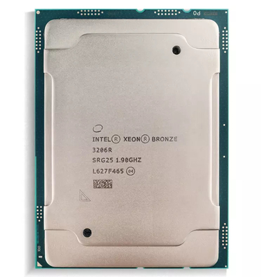11M 1,9 της INTEL ΚΜΕ επεξεργαστών Ghz χαλκού 3206R 8 κεντρικός υπολογιστής ΚΜΕ της Intel Xeon πυρήνων