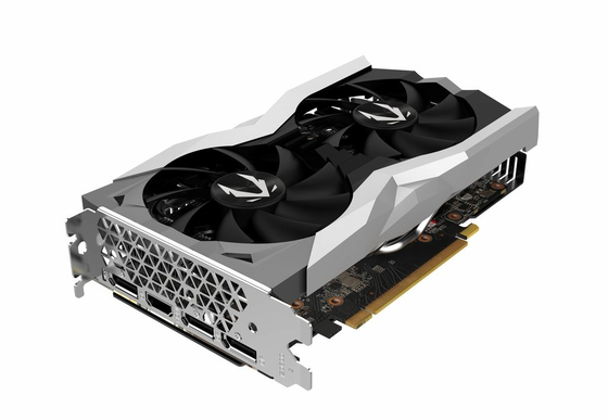 δίδυμος ανεμιστήρας GeForce RTX 2060 ΤΥΧΕΡΟΎ ΠΑΙΧΝΙΔΙΟΎ καρτών ZOTAC 14Gbps 6GB Geforce γραφικός