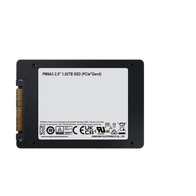 PM9A3 στερεάς κατάστασης Drive SSD 2,5 U.2 NVME GEN 4 1.92TB της Samsung
