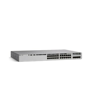 C9200l-24p-4x-ε ανερχόμενη ζεύξη λιμένων PoE+ 4x10G καταλυτών 9200L 24 διακοπτών δικτύων της Cisco