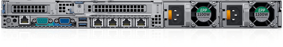 Κεντρικός υπολογιστής 28 ραφιών της Dell EMC 1u Poweredge R640 πυρήνες ανά επεξεργαστή