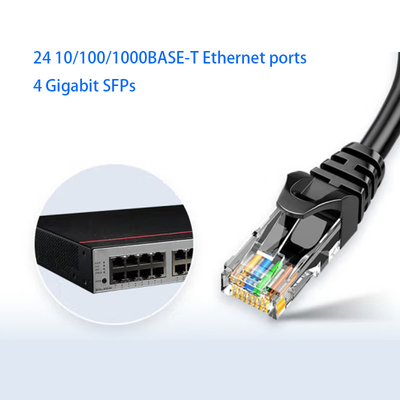 S5735S-L24T4S-QA2 Huawei Switch 24 θύρες Gigabit Ethernet+4 θύρες οπτικών ινών Gigabit