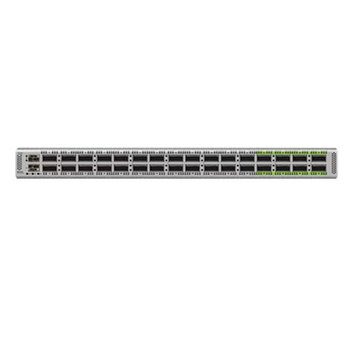 N9K-C9332D-GX2B cisco 10 gigabit Ethernet διακόπτης με 32p 400/100-Gbps QSFP-DD θύρες και 2p 1/10 SFP + θύρες