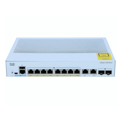 Κλειστή διαχείρισης δικτύου Cisco C1000-8P-E-2G-L 8-port gigabit 2x 1G SFP και RJ-45 combo uplinks POE 67W
