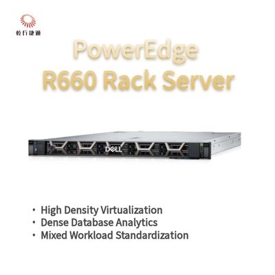 Διακομιστής Rack Dell PowerEdge R660, σύστημα αποθήκευσης flash, διακομιστής CPU Xeon, προσαρμοσμένος διακομιστής αποθήκευσης