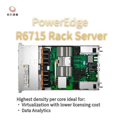 Dell PowerEdge R6715 Rack Server, custom storage server, 2-way server