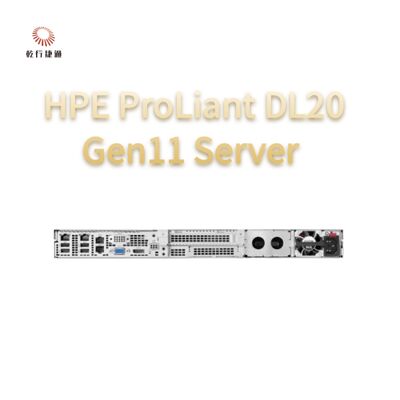 HPE ProLiant DL20 Gen11 Rack Server, σύστημα αποθήκευσης flash, 1U Rackmount Server πωλήσεις