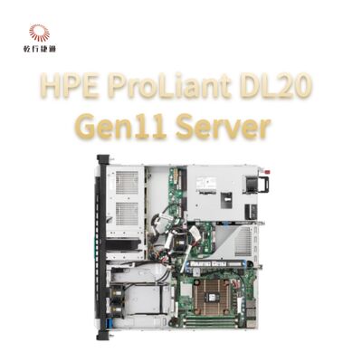 Διακομιστής Rack HPE ProLiant DL20 Gen11, σύστημα αποθήκευσης flash, διακομιστής CPU Xeon