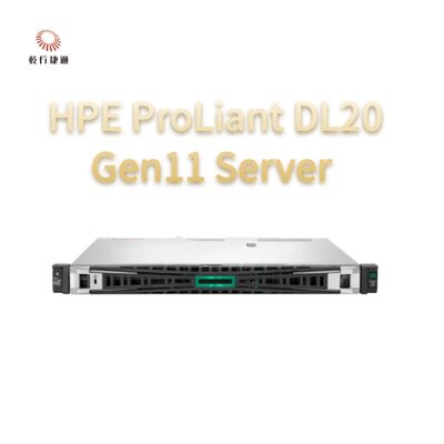 HPE ProLiant DL20 Gen11 Rack Server, σύστημα αποθήκευσης flash, 1U Rackmount Server πωλήσεις
