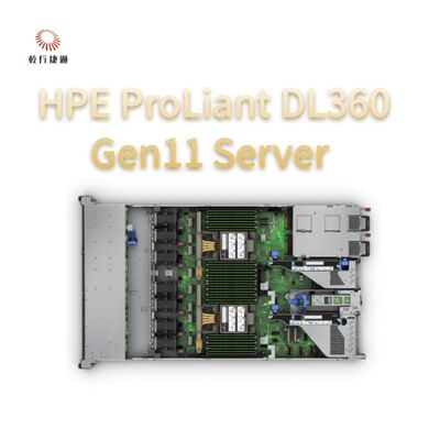 Διακομιστής πυκνότητας HPE ProLiant DL360 Gen11, διακομιστής αποθήκευσης κατά παραγγελία, διακομιστής 2 κατευθύνσεων