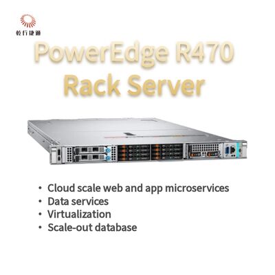 Διακομιστής Dell PowerEdge R470 με 144 πυρήνες και 4TB μνήμης DDR5 σε μορφή rack 1U
