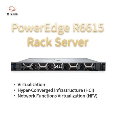 Dell PowerEdge R6615 1U Rack Server with 128  Memory and Direct Liquid Cooling