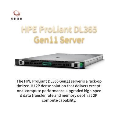 Διακομιστής HPE ProLiant DL365 Gen11 1U 2P πυκνής λύσης Επεκτάσιμος διακομιστής για αναπτυσσόμενες επιχειρήσεις