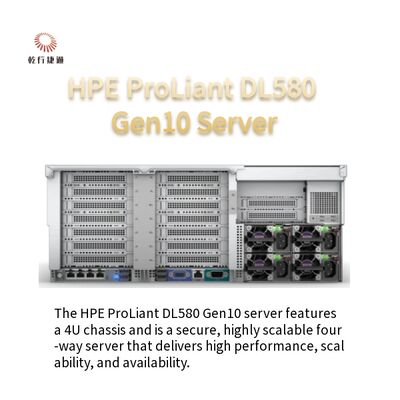HPE DL580 Gen10 4U Rack Server Xeon Gold 5218R CPU 32/64GB Μνήμη