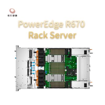 PowerEdge R670 1u Rack Server τιμή εργοστασίου Επεξεργαστές Intel Xeon 6