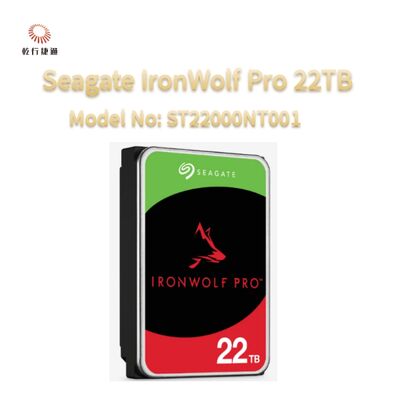 Seagate IronWolf Pro 22TB Αριθμός μοντέλου: ST22000NT001