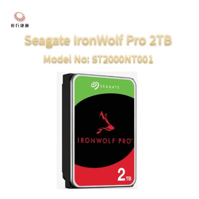 Seagate Ironwolf Pro 2TB Αριθμός μοντέλου: ST2000NT001