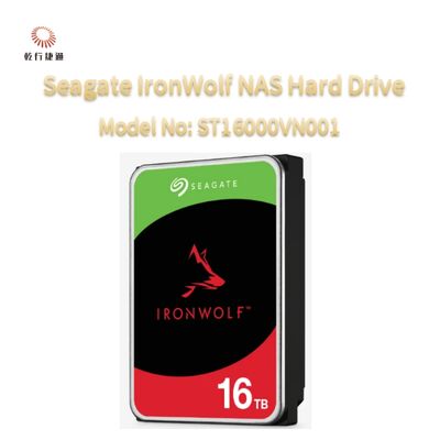 Δικτυακή αποθήκευση (NAS) σκληρού δίσκου Seagate IronWolf® αριθμός μοντέλου: ST16000VN001