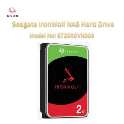 Seagate IronWolf NAS Hard Drive Model No: ST2000VN003