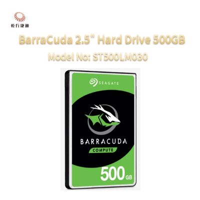 Seagate BarraCuda 2,5" Σκληρός Δίσκος 500 GB Αριθμός μοντέλου: ST500LM030