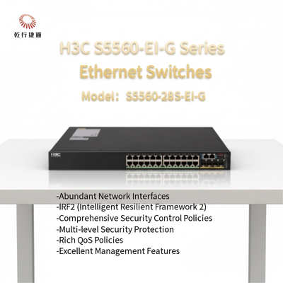 Ηλεκτρονικοί διακόπτες Ethernet υψηλής απόδοσης της σειράς H3C S5560-EI-G S5560-28S-EI-G