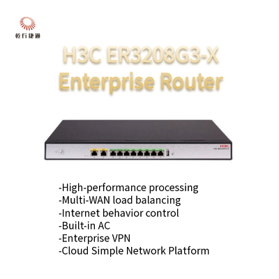 H3C ER3208G3-X Νέας γενιάς Enterprise Router υψηλής απόδοσης