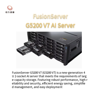 FusionServer G5200 V7 4U AI server1 ή 2 x 4η/5η γενιά Intel Xeon Μεταβαλλόμενοι επεξεργαστές