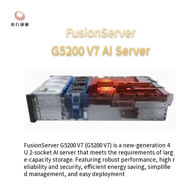 FusionServer G5200 V7 4U AI server1 ή 2 x 4η/5η γενιά Intel Xeon Μεταβαλλόμενοι επεξεργαστές