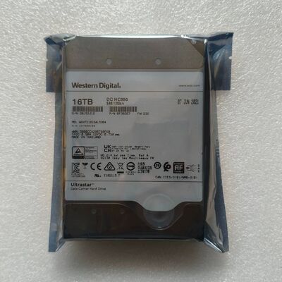 Western Digital  Ultrastar  DC HC580 Data Center HDD  Model：WUH721816AL5204  