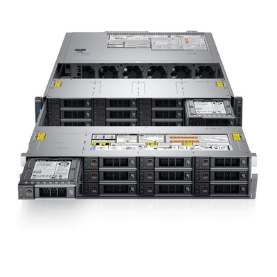 Nas επιχειρηματικών 2U ραφιών της DELL EMC PowerEdge R740xd2 κεντρικός υπολογιστής αποθήκευσης