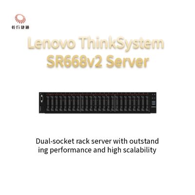 Διακομιστής ThinkServer SR668 V2 2U διπλής υποδοχής με επεξεργαστή Intel 10ης γενιάς Core